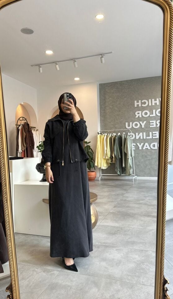 Lisa jile/Ceket Elbise Siyah