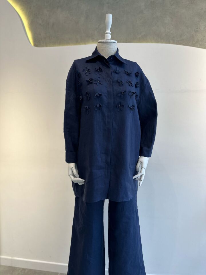 Lisa Keten Takım Lacivert