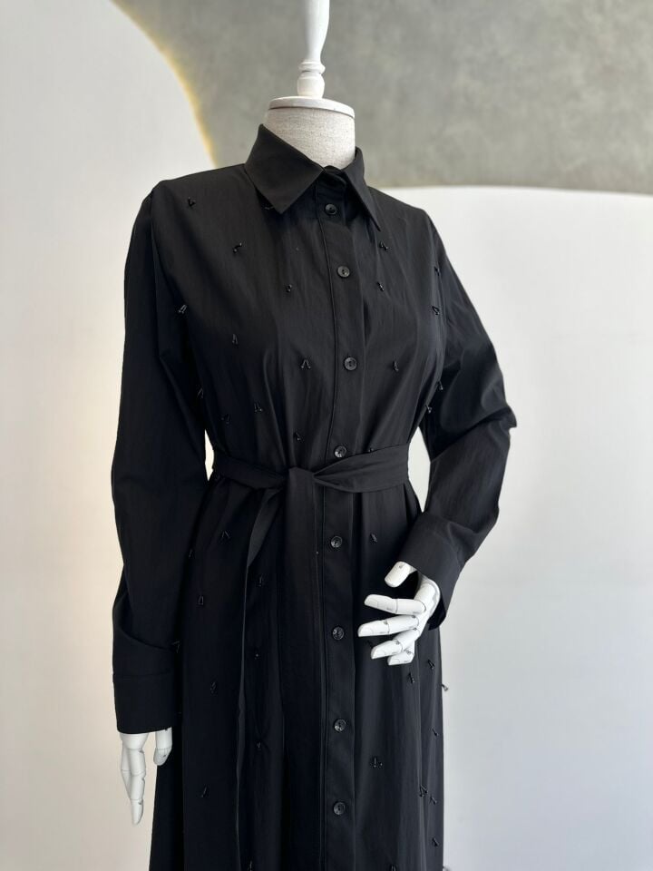 Lisa Exclusive Elbise Siyah