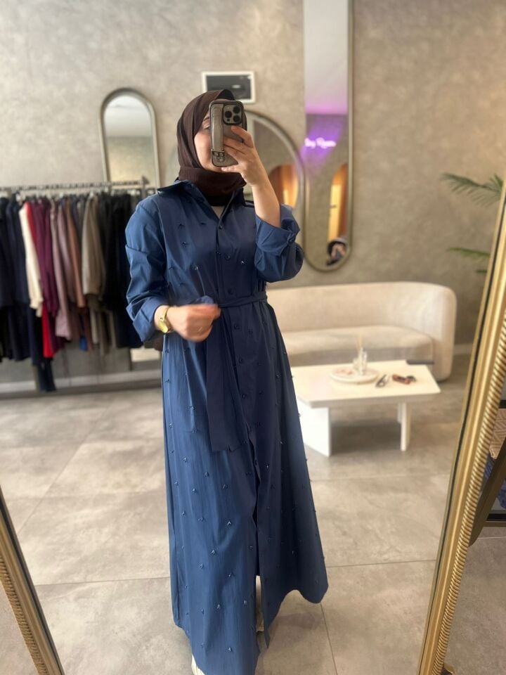 LİSA ELBİSE İNDİGO