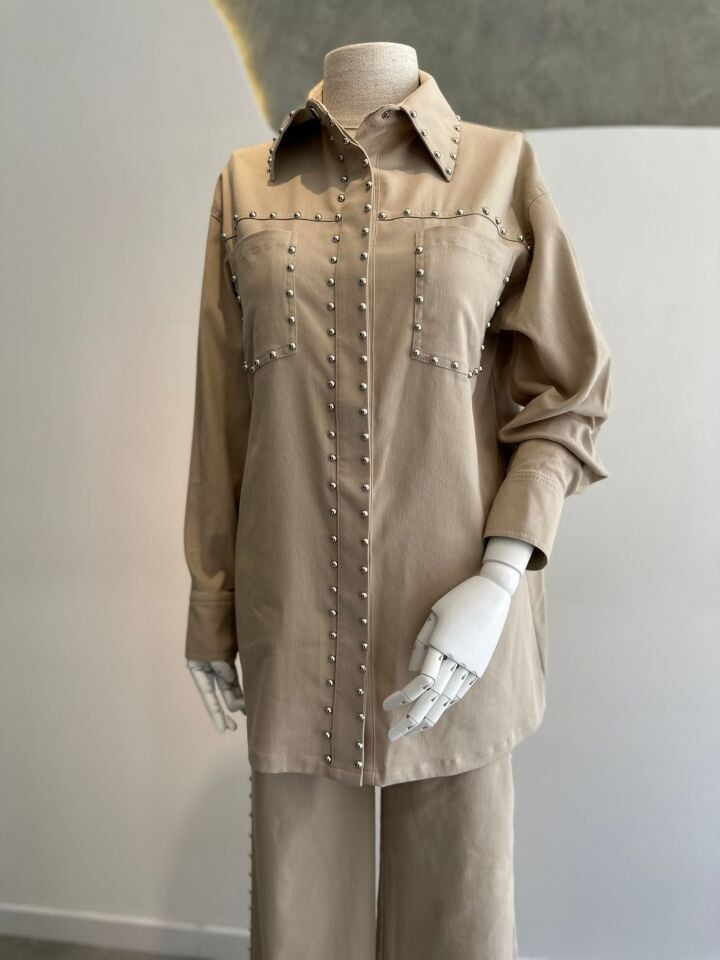 LİSA ÇAKMALI KOT TAKIM